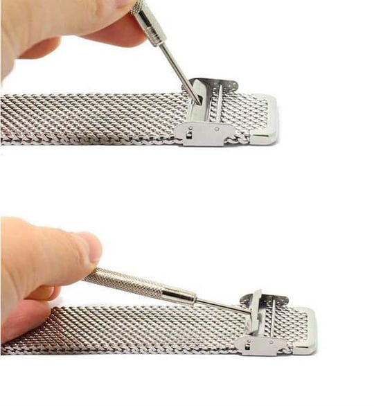 24mm Metal Saat Kordonu Çelik Hasır Kolçak 1.Kalite Hasır Örgü Ko