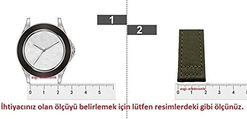 24mm Metal Saat Kordonu Çelik Hasır Kolçak 1.Kalite Hasır Örgü Ko