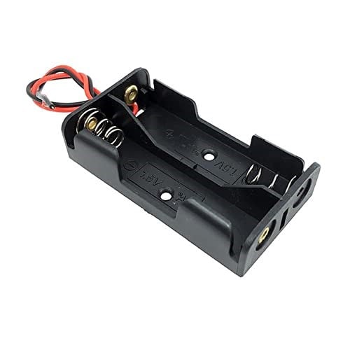 2li 1,5V AA Kalem Pil Kutusu Yuvası 2x1,5V Kablolu Batarya Pil Tutucu