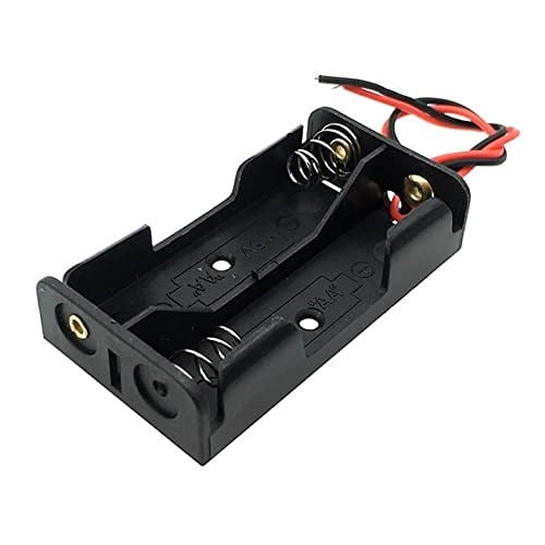 2li 1,5V AA Kalem Pil Kutusu Yuvası 2x1,5V Kablolu Batarya Pil Tutucu