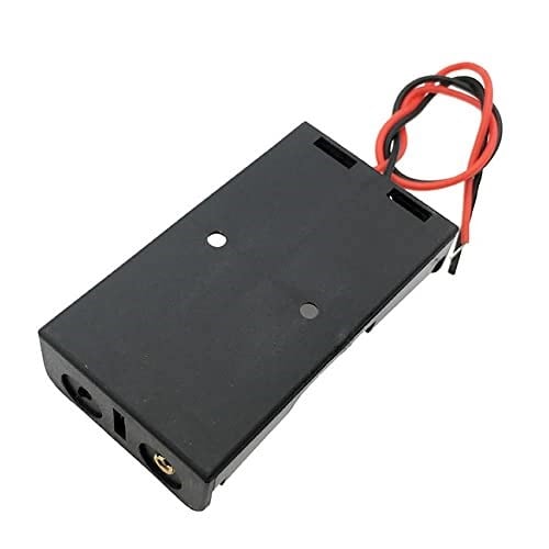 2li 1,5V AA Kalem Pil Kutusu Yuvası 2x1,5V Kablolu Batarya Pil Tutucu