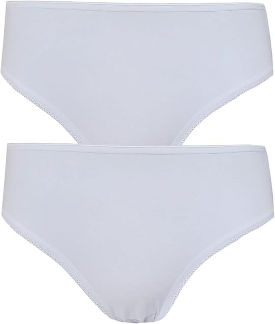 2li Kadın Orta Yüksek Bel Bikini İnce Lastik Pamuklu Ekonomik