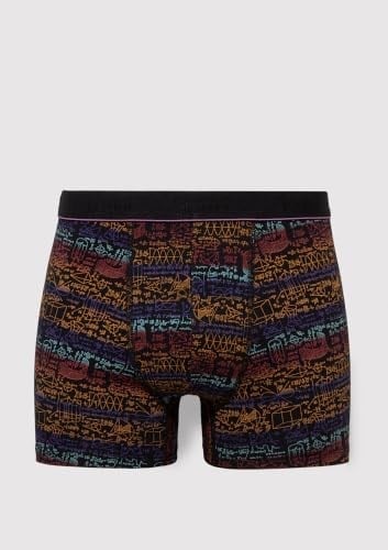 3lü Baskılı Siyah Boxer Seti 0911420-900