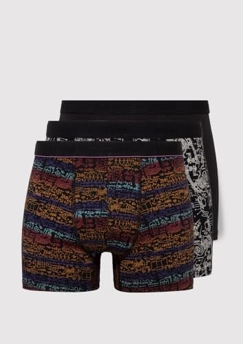 3lü Baskılı Siyah Boxer Seti 0911420-900