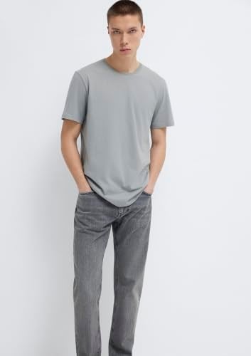 3lü Bisiklet Yaka Erkek Basic Tişört Slim Fit/Dar Kesim 0611784-900