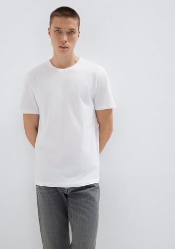 3lü Bisiklet Yaka Erkek Basic Tişört Slim Fit/Dar Kesim 0611784-900