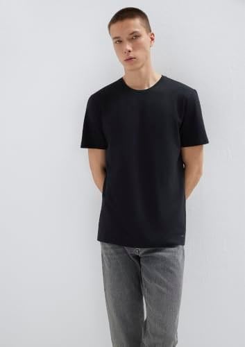 3lü Bisiklet Yaka Erkek Basic Tişört Slim Fit/Dar Kesim 0611784-900