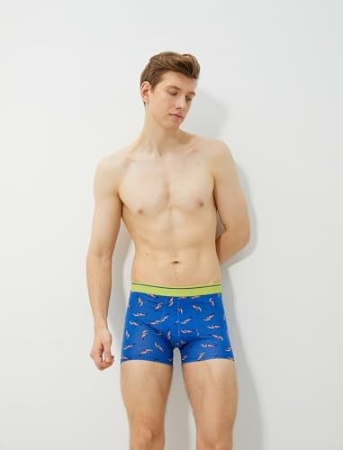 3lü Boxer Seti Kuş Baskılı Beli Lastikli Pamuklu