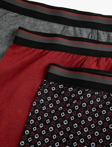 3lü Boxer Seti Oyun Baskılı Çok Renkli