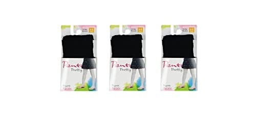3lü Penti Kız Çocuk Siyah Pretty Fiyonk Tül Külotlu Çorap