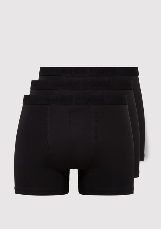 3lü Siyah Basic Boxer Seti 0911413-900