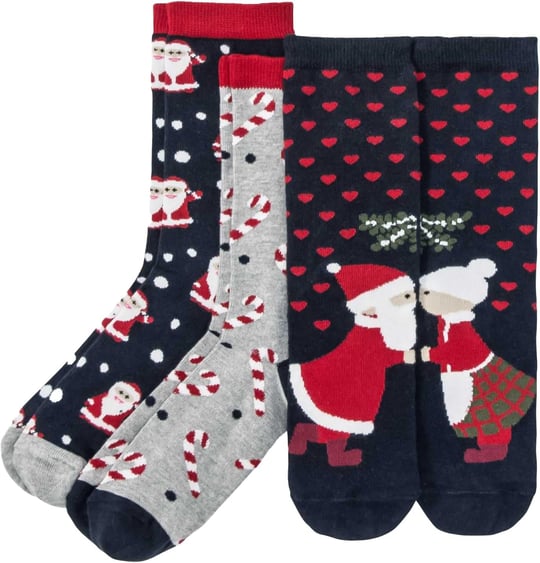 3lü Tatlı Noel Çorapları, Noel baba, Noel anne, Noel şekeri, Yeni Yıl Hediyesi, Christmas Hediyesi, Sevdiklerinize Yılbaşı Sıcaklığı!