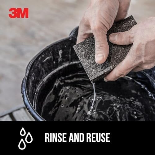 3M Geniş Alan Alçıpan Zımpara Süngeri, 4.9 