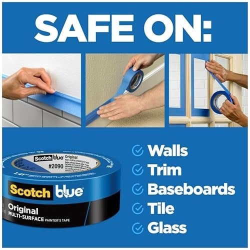 3M Painters Tape, Multi-Use, .94 inç by 60-Yard, 6 Rulo