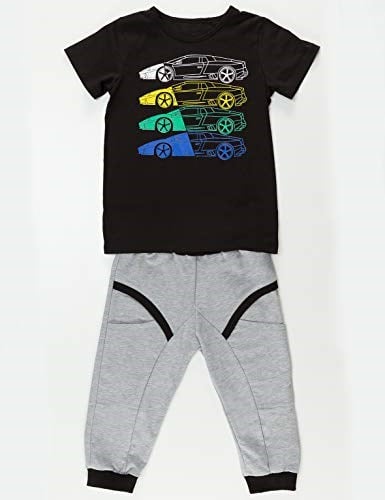 4 Cars Erkek Çocuk T-shirt Kapri Şort Takım
