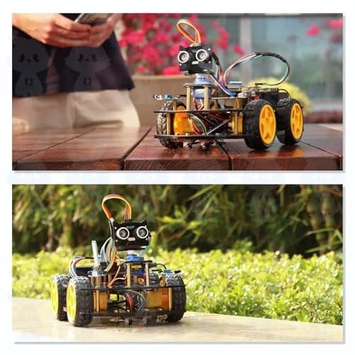 4 Teker Robot Araba Kodlama Seti 4WD-BLE (Arduino Temelli - Kutulu ve E-Kitaplı)