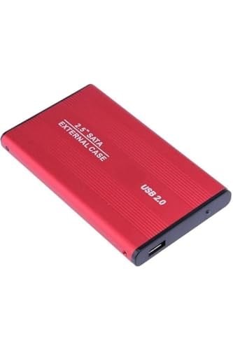 4299 Usb 2.0 Sata Harici 2.5 Hdd Harddisk Kutusu Kırmızı