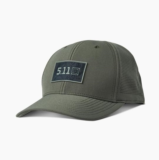 5.11 89202ABR-186-1SZ: Topo Box Vent-Tac Cap, Ranger Yeşil