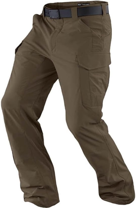 5.11 Taktik Erkek Apex Kargo İş Pantolonu, Flex-Tac Streç Kumaş, Körüklü, Teflon Kaplama, Stil 74434