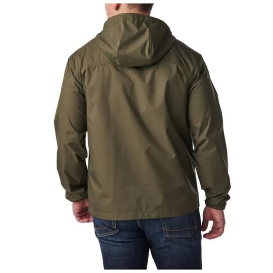 5.11 RADAR PACKABLE HOODED JACKET YAĞMURLUK Yeşil S