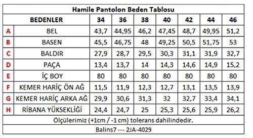 5 Cepli Hamile Pantolon Siyah