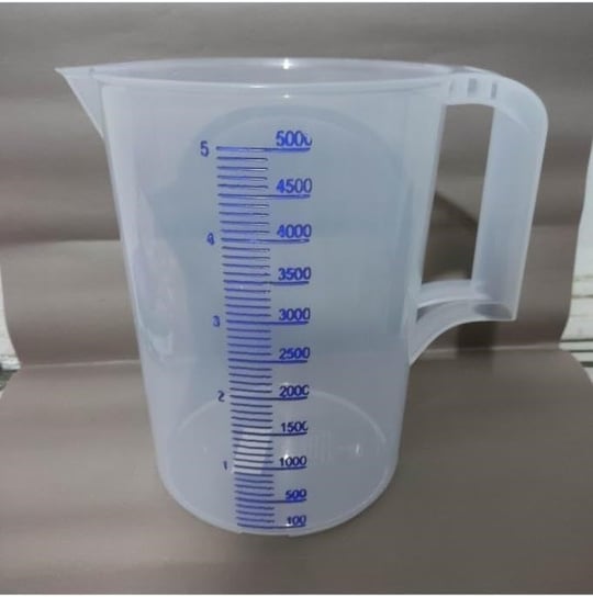 5 Lt Ölçme Kabı – Şeffaf, Dayanıklı Plastik Mutfak Ölçü Kabı Süper Ürün