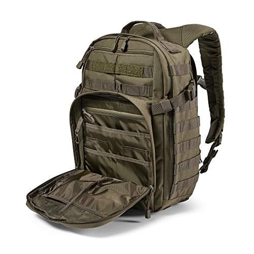 5.11 Taktik Rush 12 2.0 Askeri Molle Sırt Çantası, Korucu Yeşili, 56561