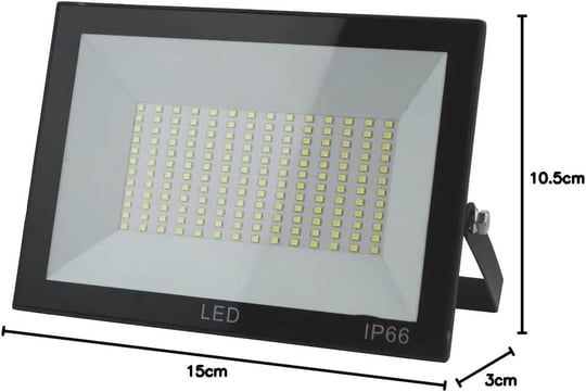 50 Watt Led Projektör (Tüm Renkler) IP66 Su ve Toz Geçirmez (Beyaz)