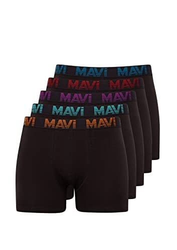 5li Siyah Basic Boxer Seti 0910619-900