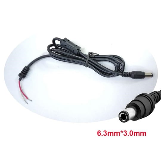 6.3mmx3.0mm toshiba uyumlu adaptör tamir kablosu DC güç kablosu