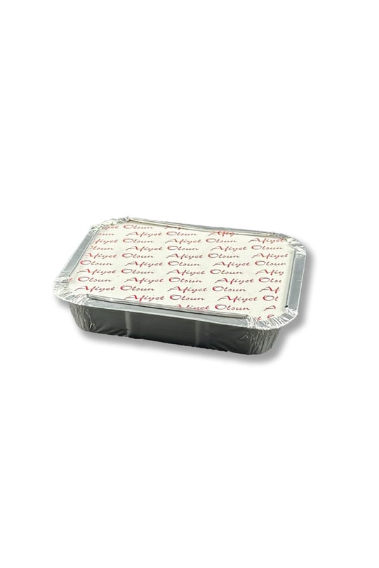 600 AdetAlüminyum Kapaklı Kap Tabak Kase yemek ve salata 250Gr - Seçenekler: 1200, 2400, 6000