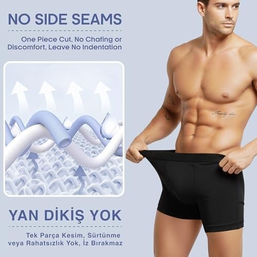 6lı Kutu Premium Likralı Erkek Boxer