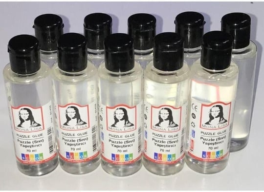 70 ml Şeffaf Puzzle Yapıştırıcı Set (10 Adet) /