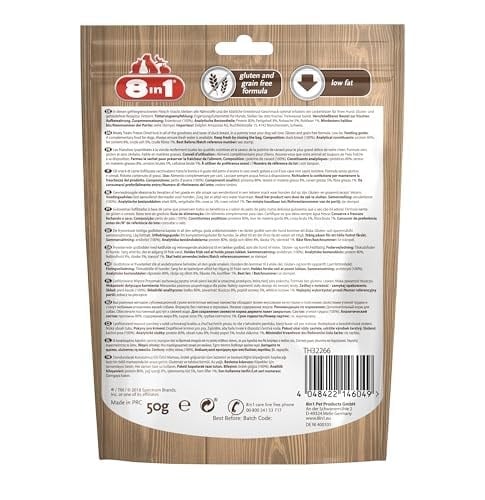 8in1 Meaty Treats Freeze Dried Ördekli, 50 gr Köpek Ödülü