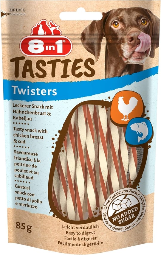 8in1 Tasties Twister 85 Gram