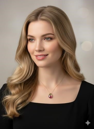 925 Ayar Papatya Silver Gökkuşağı His Taşı Kolye.rose.gold.rodaj