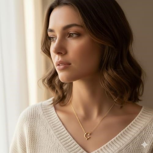 925 Ayar Papatya Silver Tasarım Harf Kolye.rose.gold.rodaj