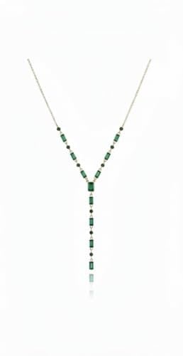 925 Ayar Papatya Silver Yeşim Taşlı Baget Özel Tasarım Kolye.rose.gold.rodaj