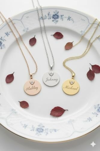 925 Ayar Papatya Silver zirkon taşlı kalp plaka kolye.rose.gold.rodaj
