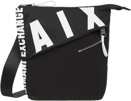 A | X ARMANI EXCHANGE Erkek Kontrast Balta Çapraz Gövde, Nero-Siyah, Tek Beden, Nero - Siyah, One Size, Kontrast Balta Crossbody