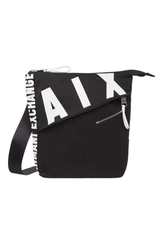 A | X ARMANI EXCHANGE Erkek Kontrast Balta Çapraz Gövde, Nero-Siyah, Tek Beden, Nero - Siyah, One Size, Kontrast Balta Crossbody