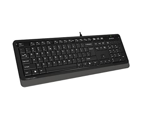 A4 TECH FK10 Q USB Türkçe FN-Multimedya Klavye,Siyah/Gri