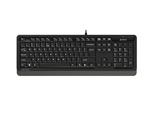 A4 TECH FK10 Q USB Türkçe FN-Multimedya Klavye,Siyah/Gri