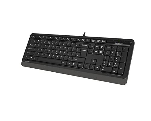 A4 TECH FK10 Q USB Türkçe FN-Multimedya Klavye,Siyah/Gri