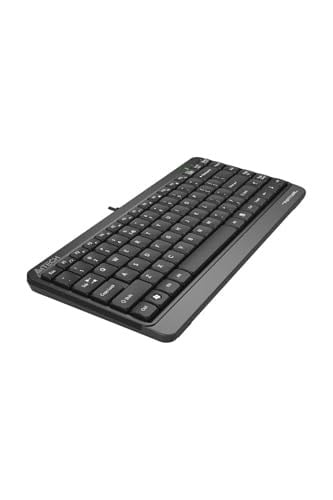 A4 Tech FK11 Q Türkçe Usb Fn-Multimedya Mini Siyah/Gri Klavye