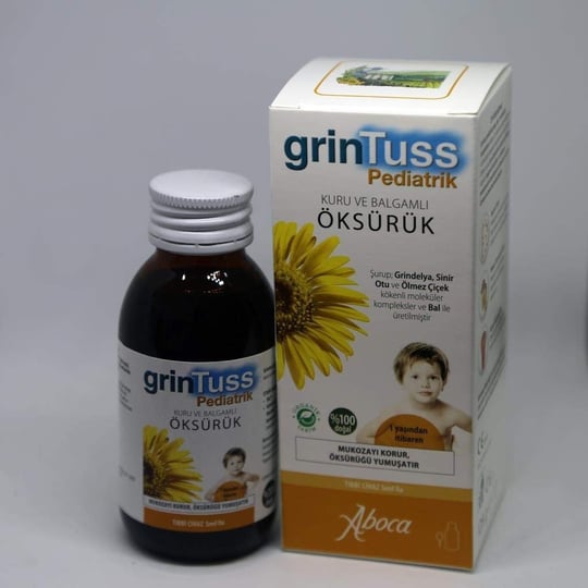 Abdi Ibrahim Grintuss Pediatrik Öksürük Şurubu 128 Gr