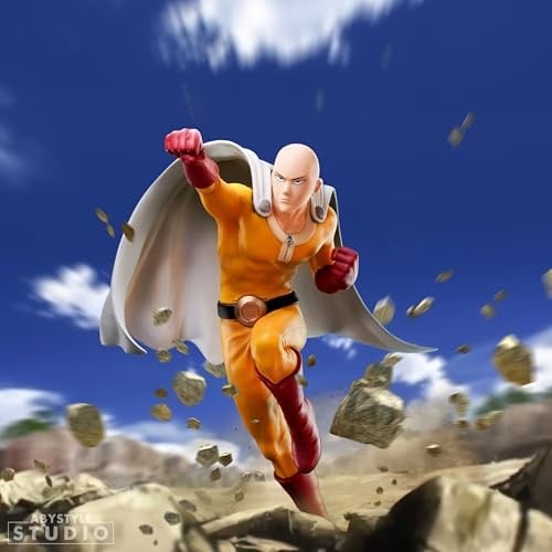 ABYSTYLE Studio One Punch Man Saitama 16 cm Tall SFC Koleksiyon PVC Figür Heykeli Anime Manga Heykelcik Ev Odası Ofis Dekoru Hediye