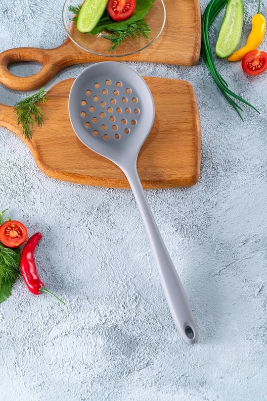 Acar Sweet Silikon Kevgir - 33 cm Gri