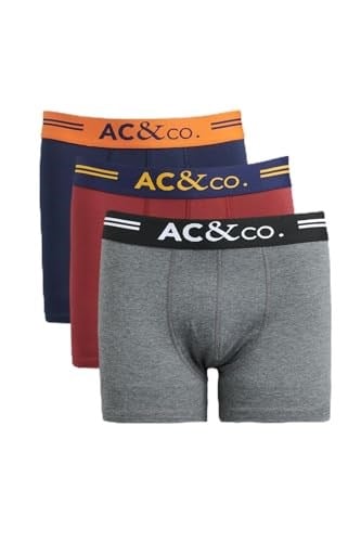 AC&Co / Altınyıldız Classics 3lü Boxer Paketi, Renk Lacivert-Bordo-Antrasit, Beden M