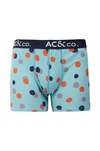 AC&Co / Altınyıldız Classics Desenli Pamuklu Esnek 3lü Boxer Paketi, Renk Lacivert-Yeşil, Beden L